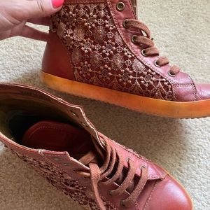 Free People high top sneakers